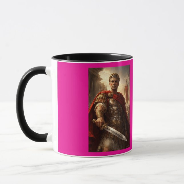 Taza Julius Caesar rosa (Izquierda)