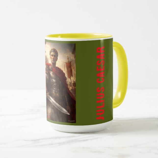 Taza Julius Caesar verde profundo (Anverso derecho)