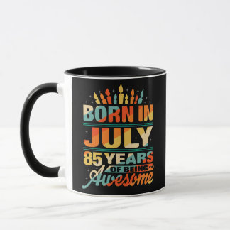 Taza July 1937 85 Years Old 85th Birthday Gifts Candle