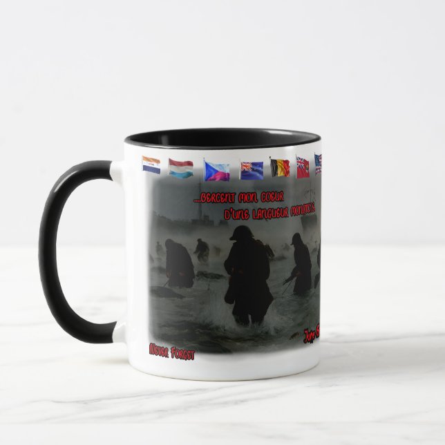 Taza June 6th, 1944 Normandy Landing on a Coffee (Izquierda)