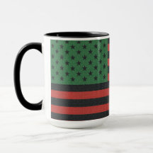 taza Juneteenth afroamericana