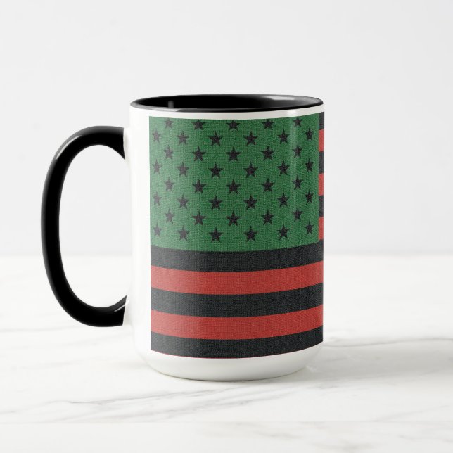 taza Juneteenth afroamericana (Izquierda)