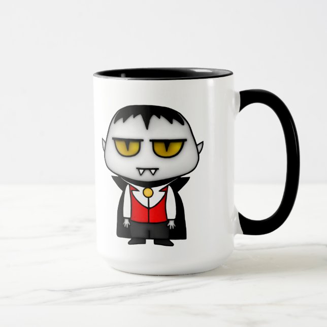 Taza Júnior Vampire de dos tonos café Mug (Derecha)
