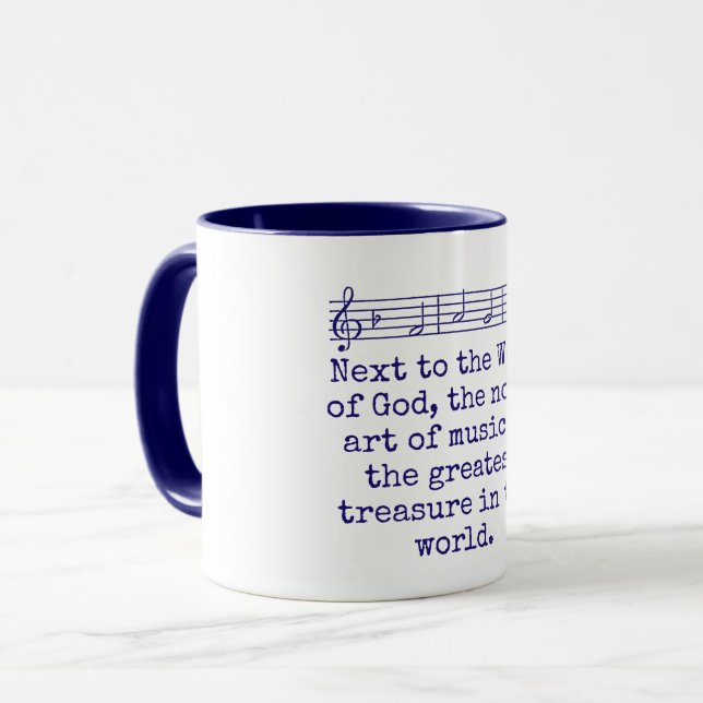 Taza Junto A La Palabra De Dios - Cita Musical (Anverso izquierdo)