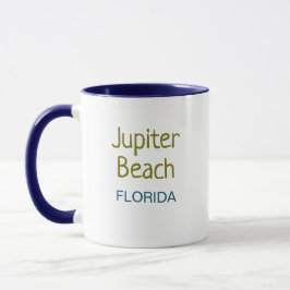 Taza Júpiter Beach Florida Café Mug