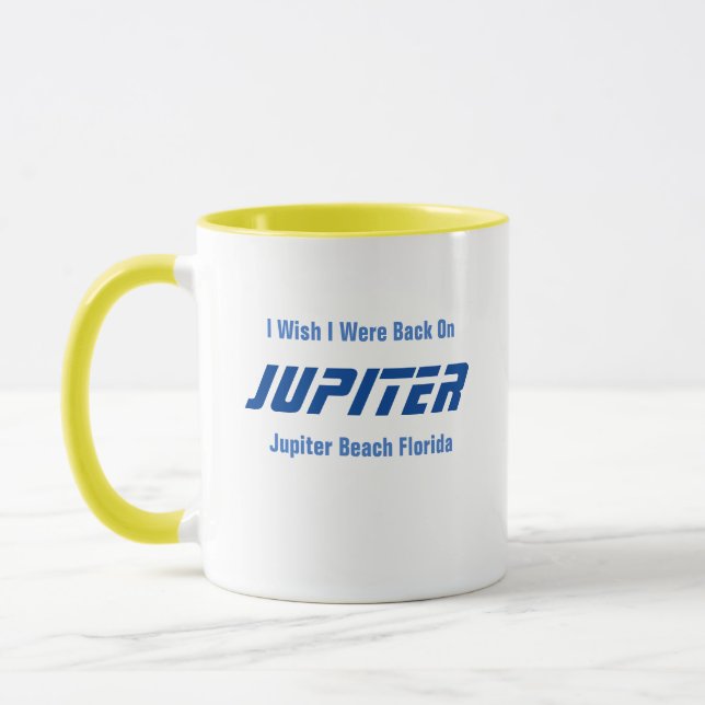 Taza Júpiter Beach Florida Café Mug (Izquierda)