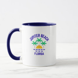 Taza Júpiter Beach Florida Café Mug