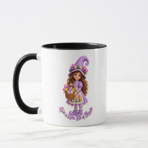 Taza Just A Little Bit Of Magic Cute Whimsical Witch Gi