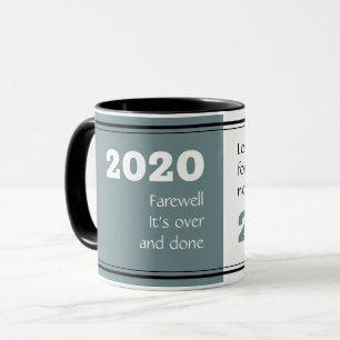 Taza JUSTO 2020 Mirando hacia el futuro 2021 Año nu