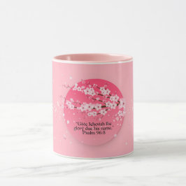 Taza JW Apple Blossom Coffee Cup con 2025 Year Textos
