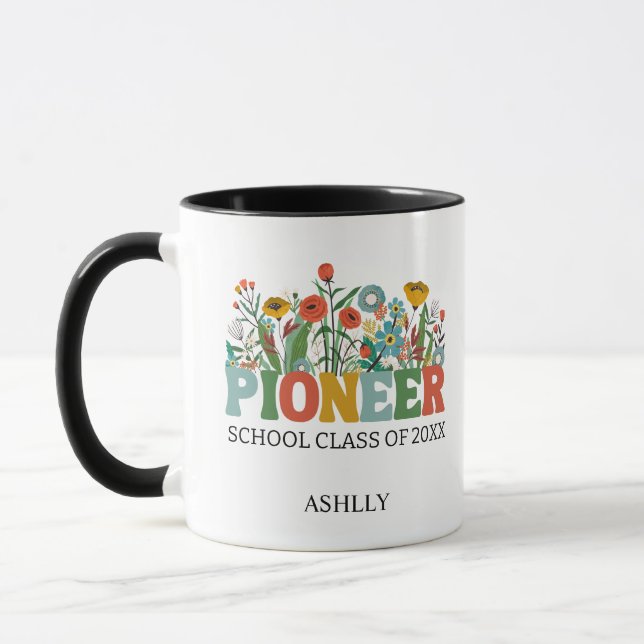 Taza JW Pioneer School 2024 Gift Pioneer Personalizado (Izquierda)