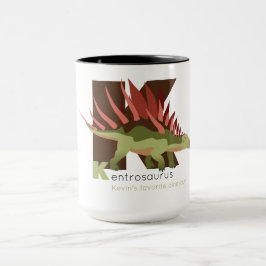 Taza K como Kentrosaurus Mug