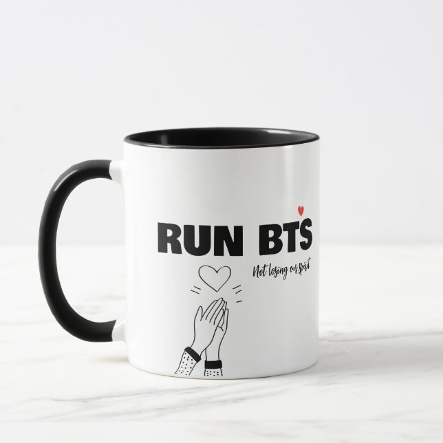 Taza K-pop Run BTS Coffee Mug (Izquierda)