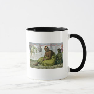 Taza Ka'ahumanu, reina de las islas de bocadillo