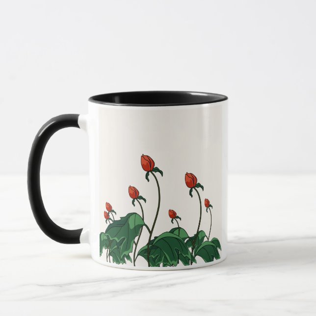 TAZA KAFFE TASSE,TEE.MILCH BECHER.TEXT,NATUR MUSTER (Izquierda)