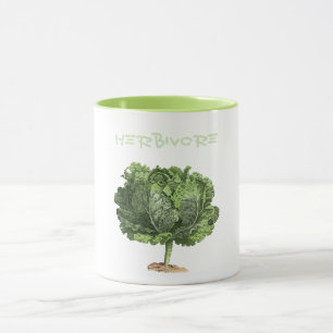 Taza Kale Herbivore Vegan Vegetarian