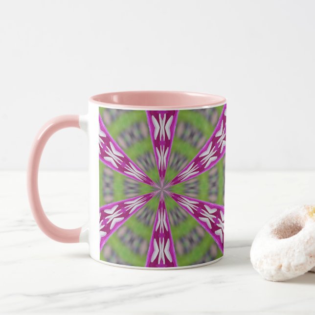 Taza Kaleidoscope Dahlia (Con donut)