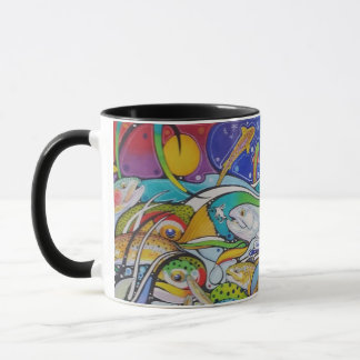 Taza "Kalidescope piscatorio" por Trevor Hawkins