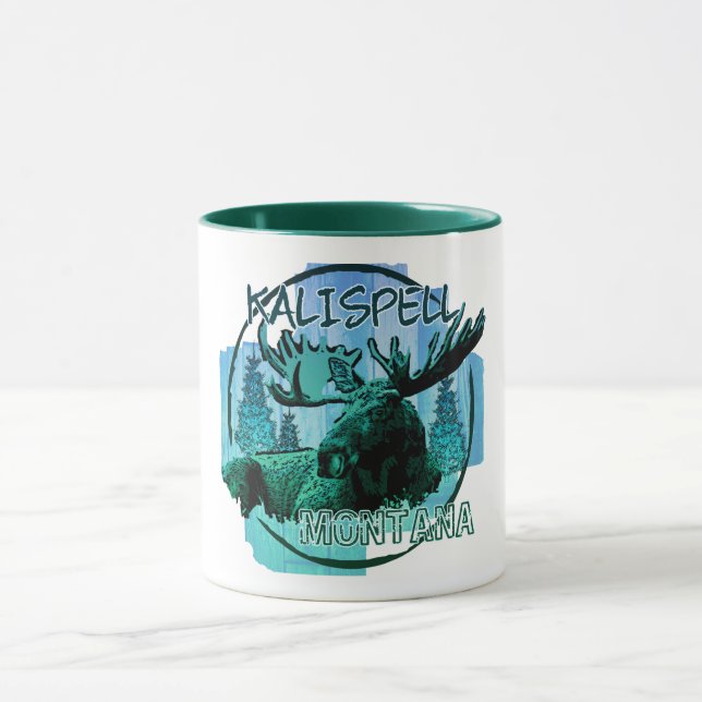 Taza Kalispell Montana mousse rústica (Centro)