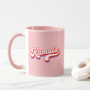 Taza Kamala Harris 2024 Cute Elecciones 2024 Hot Pink