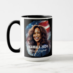 Taza Kamala Harris 2024 No va a regresar el arte gráfic