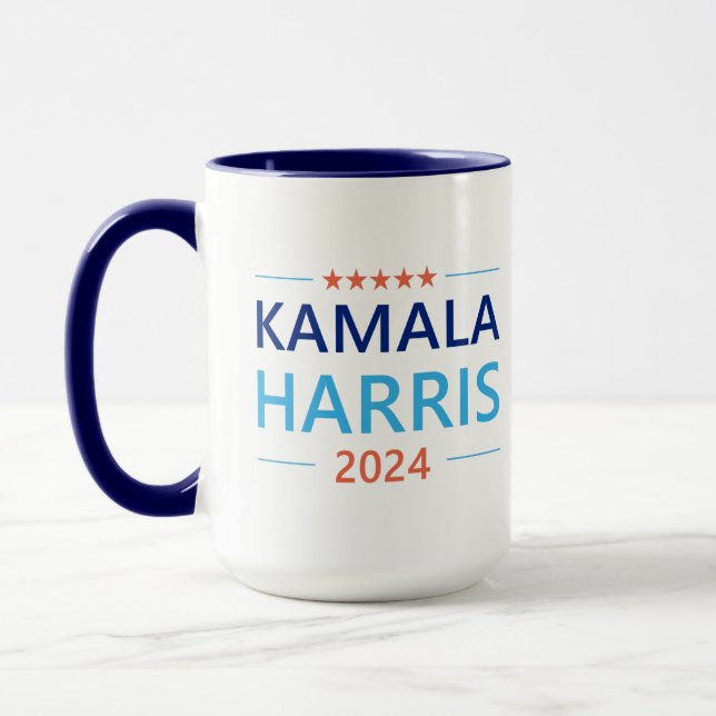 Taza Kamala Harris 2024 para el presidente (Izquierda)