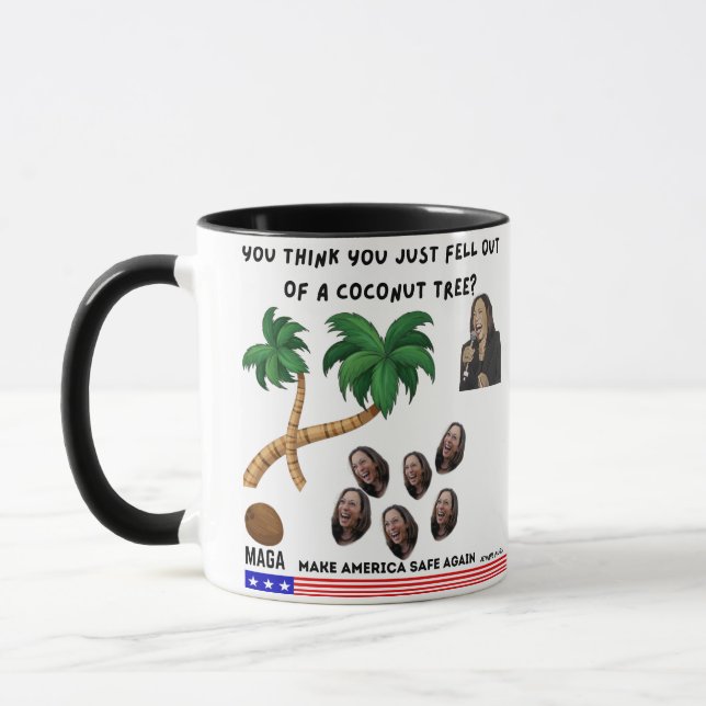 Taza Kamala Harris Coconut Tree Mug (Izquierda)