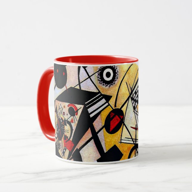 Taza Kandinsky - A través de Line Mug (Anverso izquierdo)