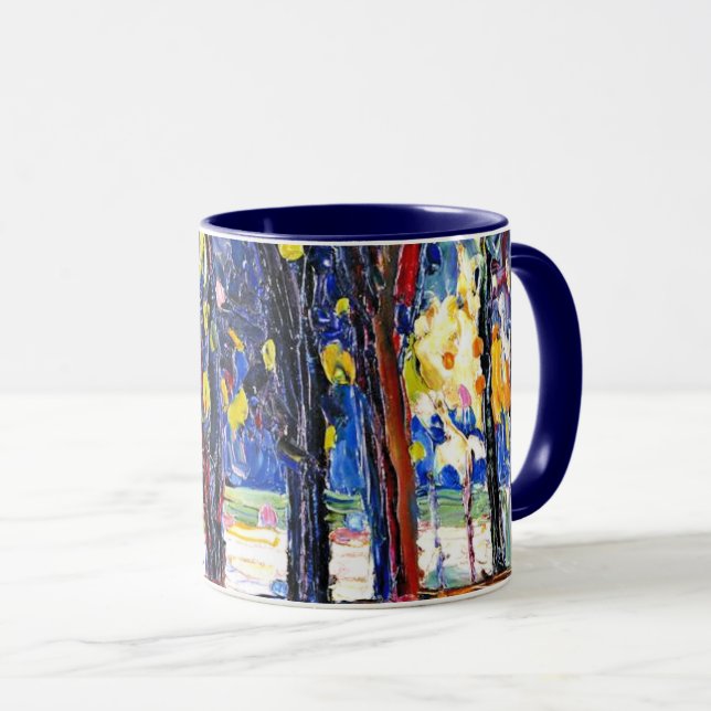 Taza Kandinsky - En el Parque de la Nube Santa - Otoño  (Anverso derecho)