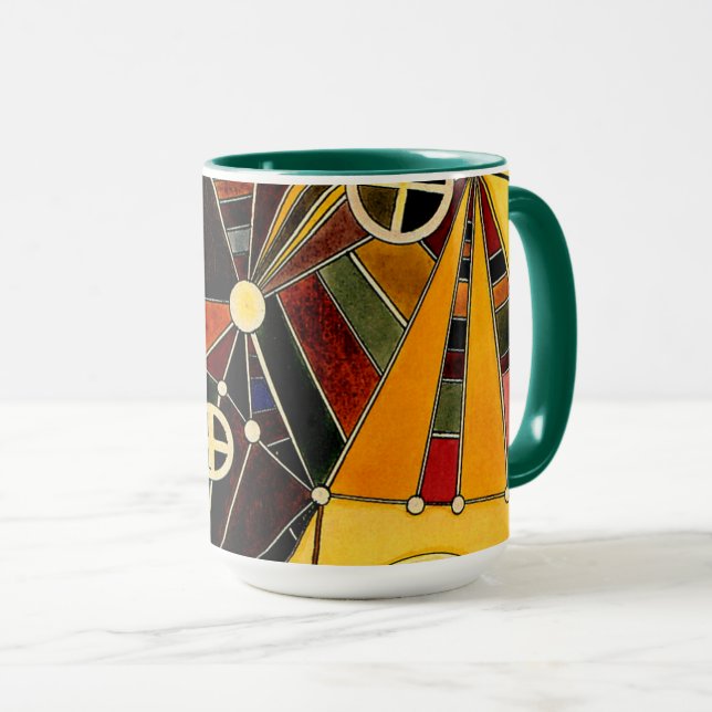 Taza Kandinsky - En la plataforma de red (Anverso derecho)
