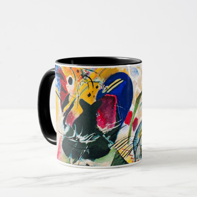 Taza Kandinsky - Improvisación 35, (Anverso izquierdo)