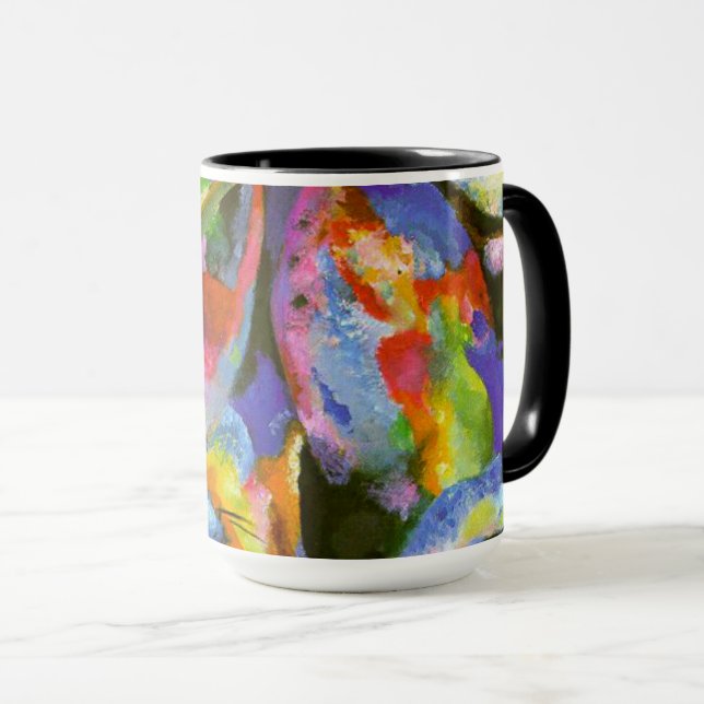 Taza Kandinsky - Improvisación de inundación, diluvio, (Anverso derecho)