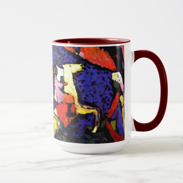 Taza Kandinsky - Montaña Azul (Derecha)