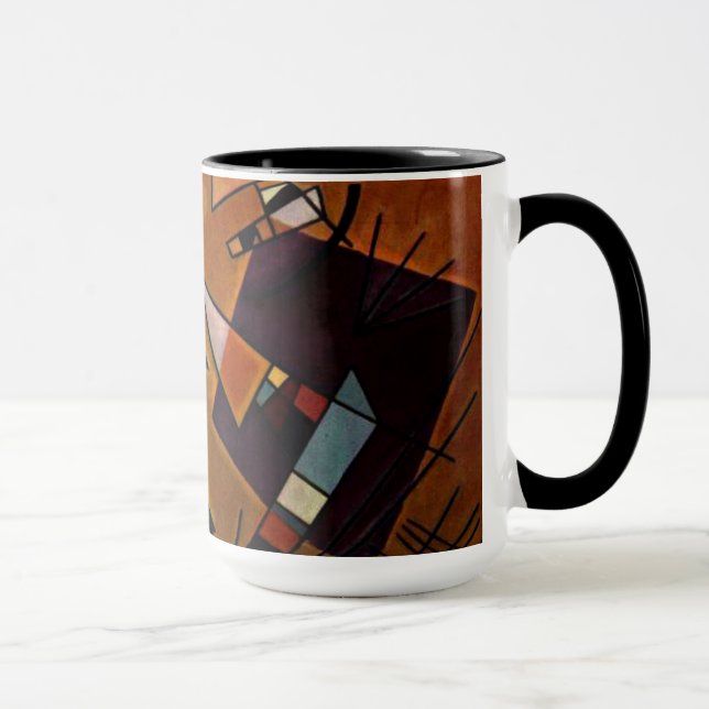Taza Kandinsky - Negro y violeta (Derecha)