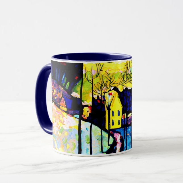 Taza Kandinsky - Paisaje de invierno (Anverso izquierdo)