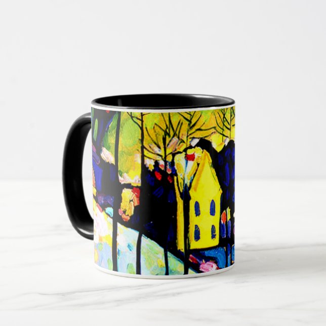 Taza Kandinsky - Paisaje invernal (Anverso izquierdo)