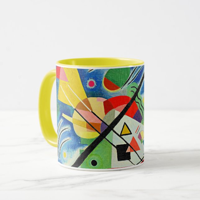 Taza Kandinsky - Pintura azul (Anverso izquierdo)