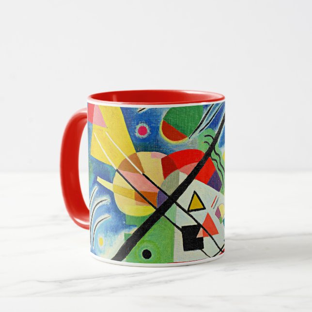 Taza Kandinsky - Pintura azul (Anverso izquierdo)