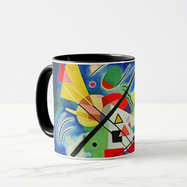 Taza Kandinsky - Pintura azul, (Anverso izquierdo)