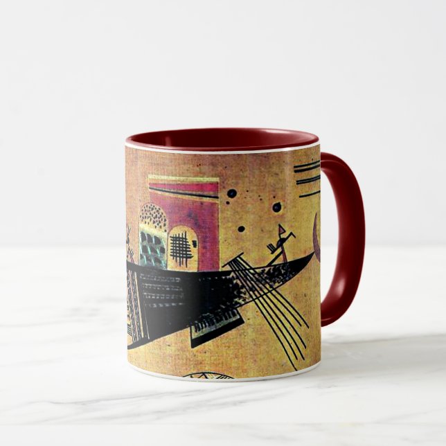 Taza Kandinsky - Pintura caprichosa, popular (Anverso derecho)
