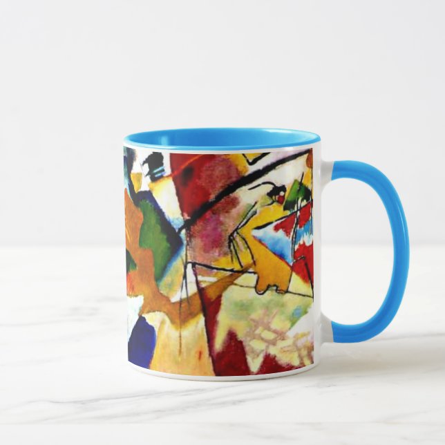 Taza Kandinsky - Pintura con Green Center (Derecha)