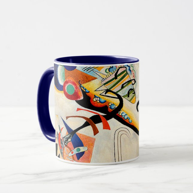 Taza Kandinsky - Segmento azul,  (Anverso izquierdo)