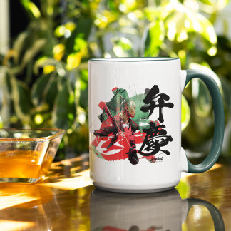 Taza Kanji Samurai Benkei Mug