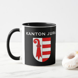 Taza Kanton Jura, Suiza Café Mug