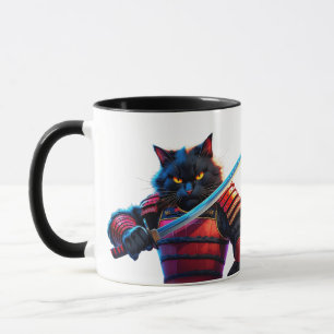 Taza Kaoru el Gato Samurái – Felino Épico con Katana