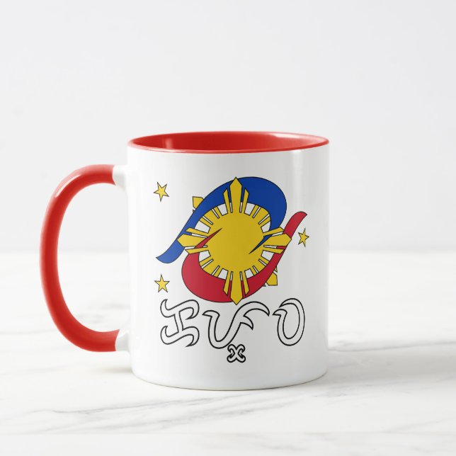 Taza Kapwa (script Baybayin) (Izquierda)