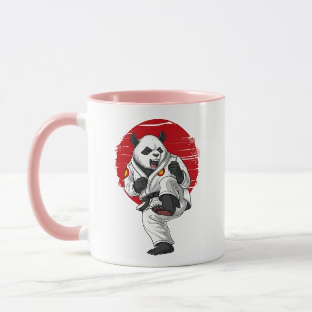 Taza Karate de oso panda (Izquierda)