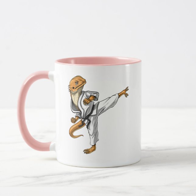 Taza Karate Dragón con las culatas (Izquierda)