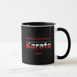 Taza Karate Martial Arts Red