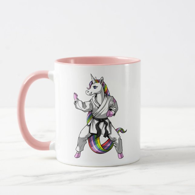 Taza Karate Ninja, Chica unicornio (Izquierda)